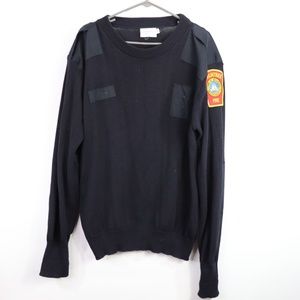 Blauer Mens XL Massachusetts Fire Knit Sweater